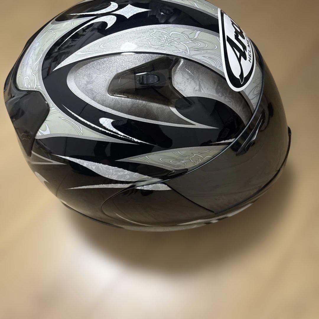ケ*イ様 Arai フルフェイスヘルメット 黒/銀　ASTORO IQ 激レア