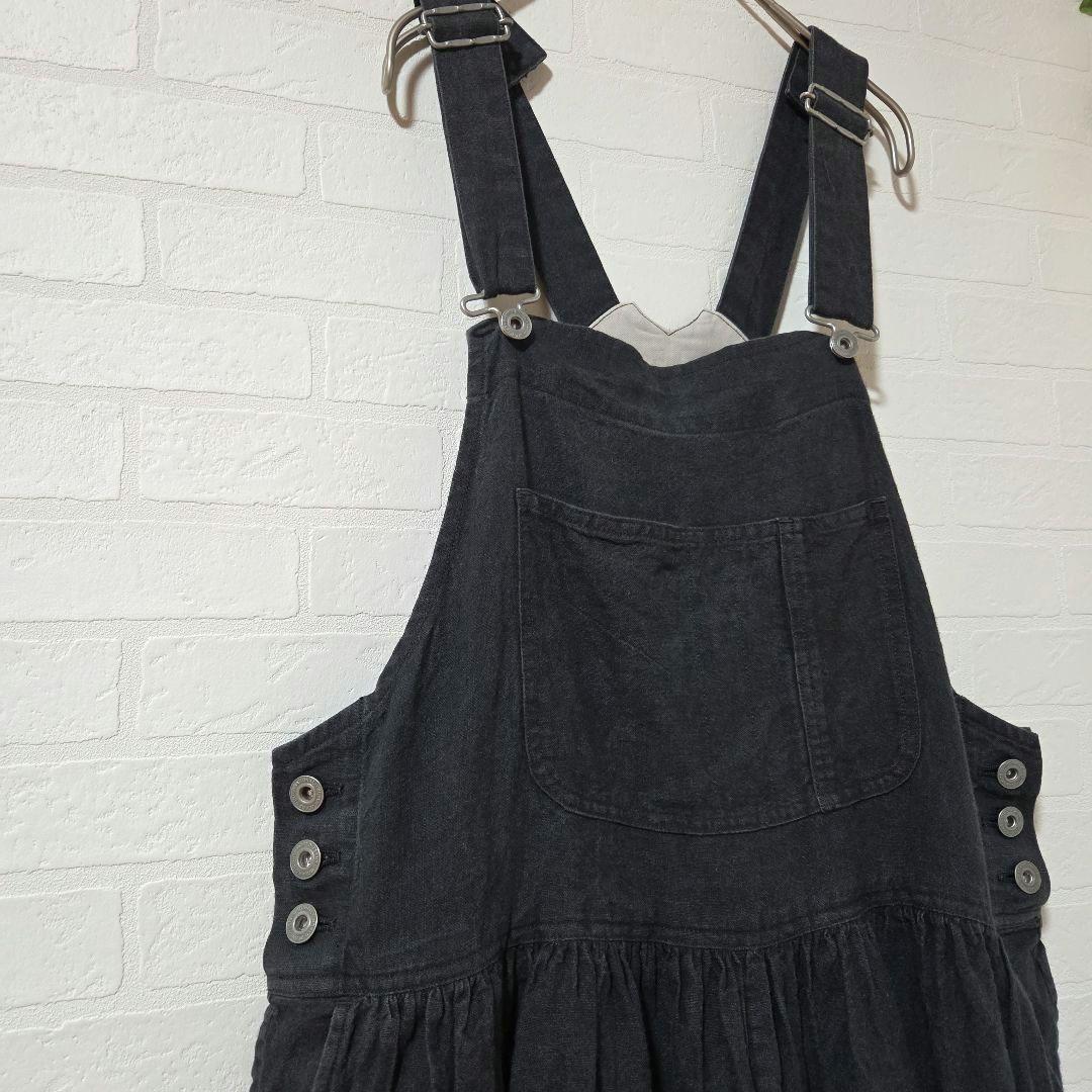 【joie de vivre】リネン　サロペットパンツ　オーバーオール