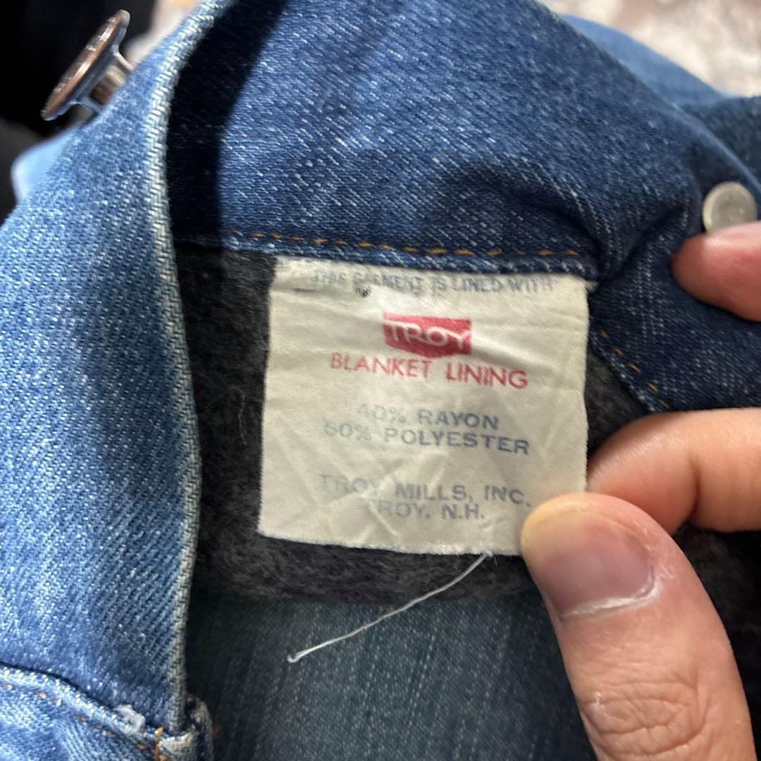 70年代頃 Levi's 70505-0317 38サイズ トロイブランケット