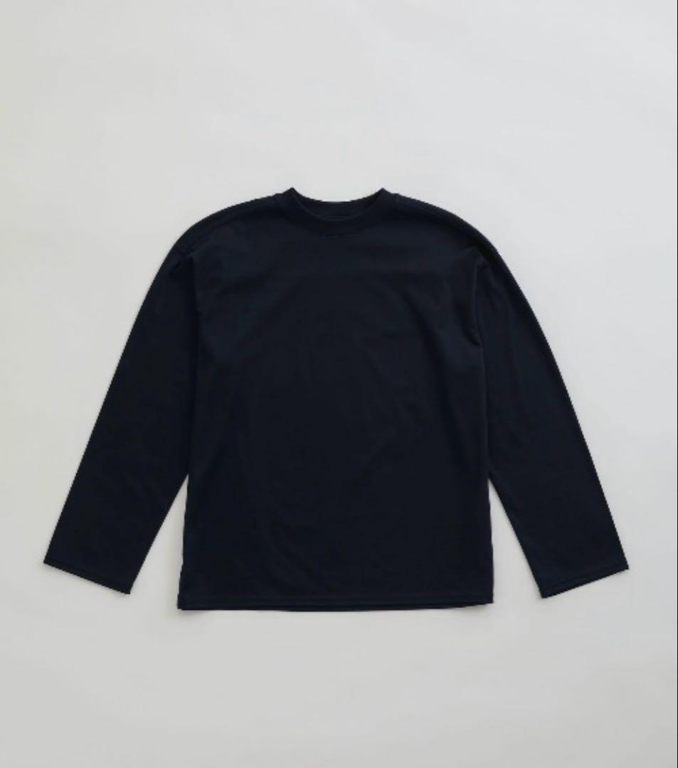 シンゾーンロングスリーブスマートTEE長袖カットソーTシャツ新品未使用ネイビー白