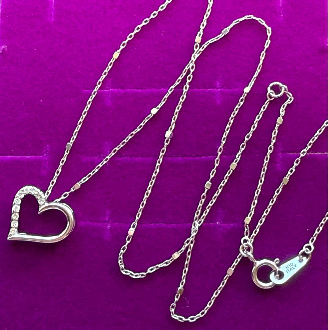 k10WGダイヤモンドネックレス