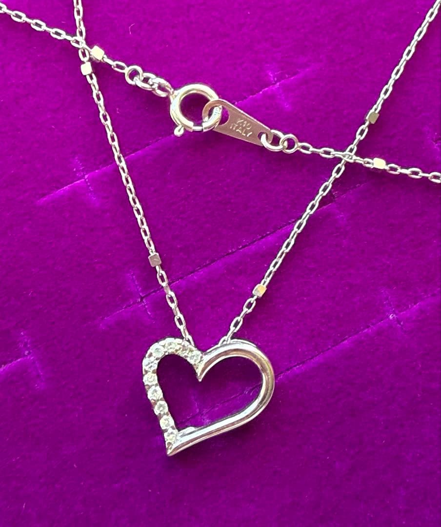 k10WGダイヤモンドネックレス