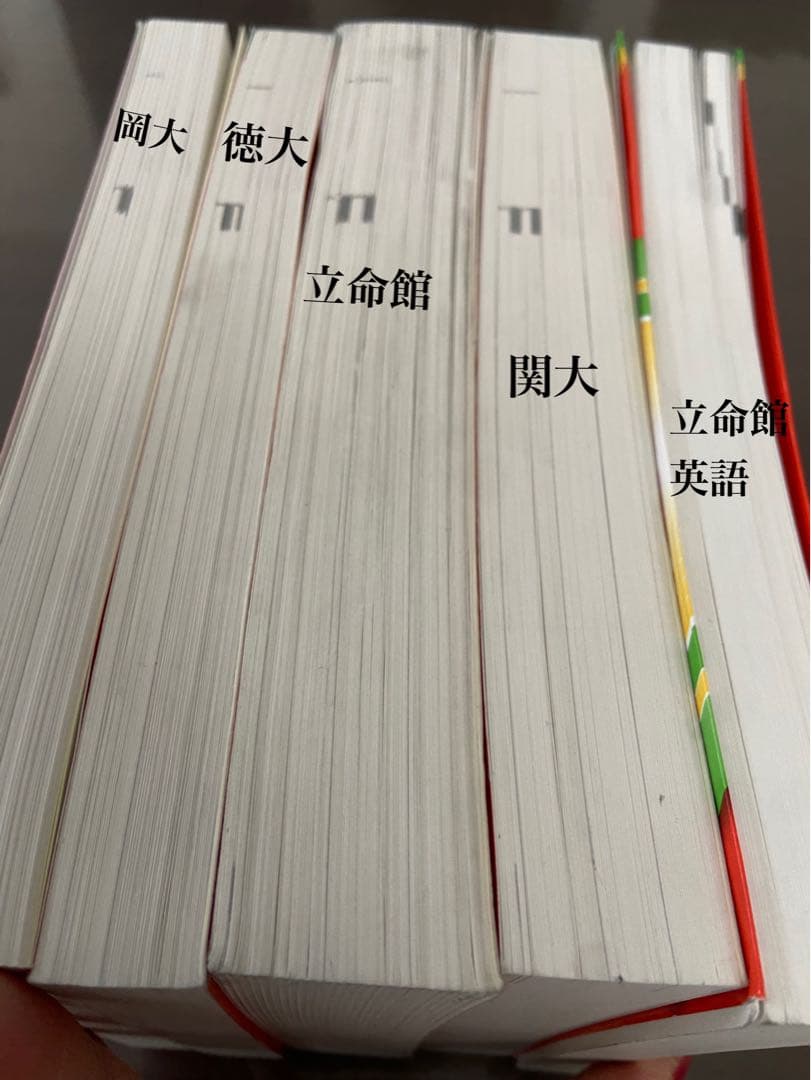 大学赤本シリーズ（岡山 徳島 立命館 関大）
