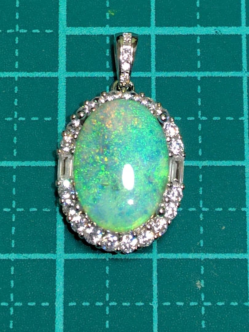 ブラックオパール ネックレストップ ソ付 シルバー925