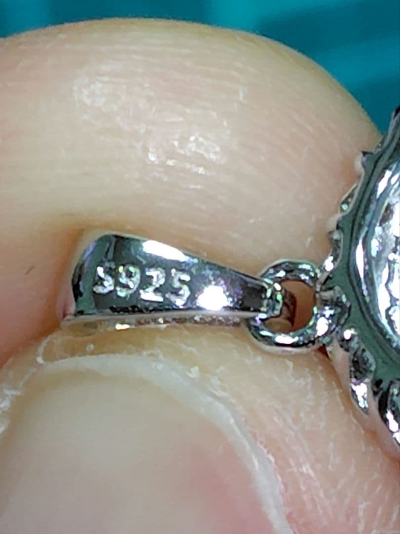 ブラックオパール ネックレストップ ソ付 シルバー925