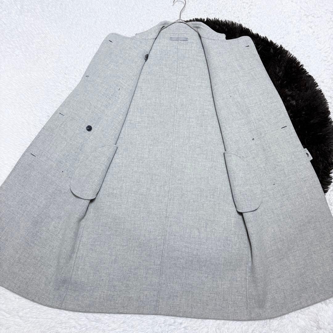 【極美品】セオリーリュクス ウール リバーコート ダブル 上品 高級 オフィス