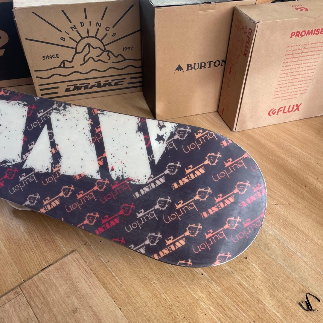BURTON×FLUX　バートン　バインディング付　フラックススノーボードセット