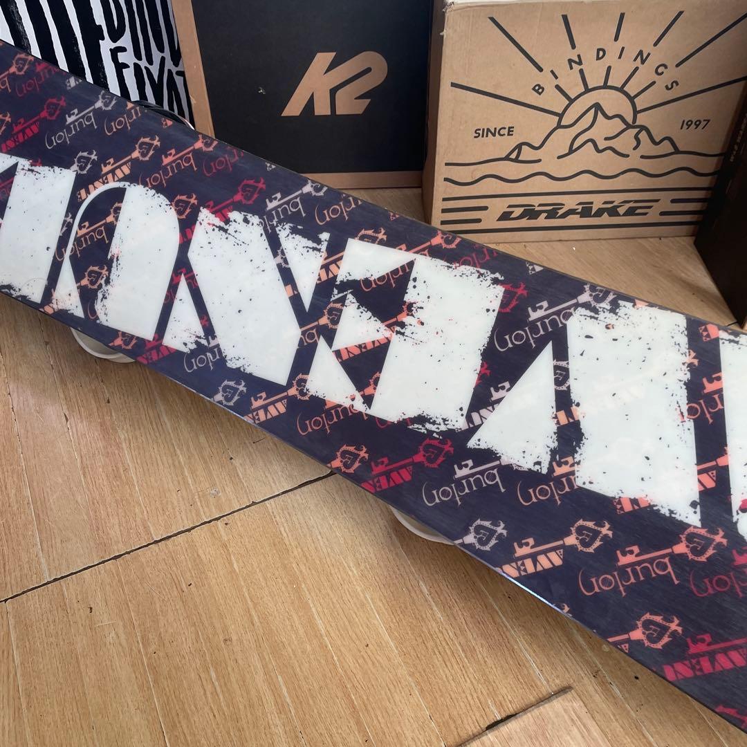 BURTON×FLUX　バートン　バインディング付　フラックススノーボードセット