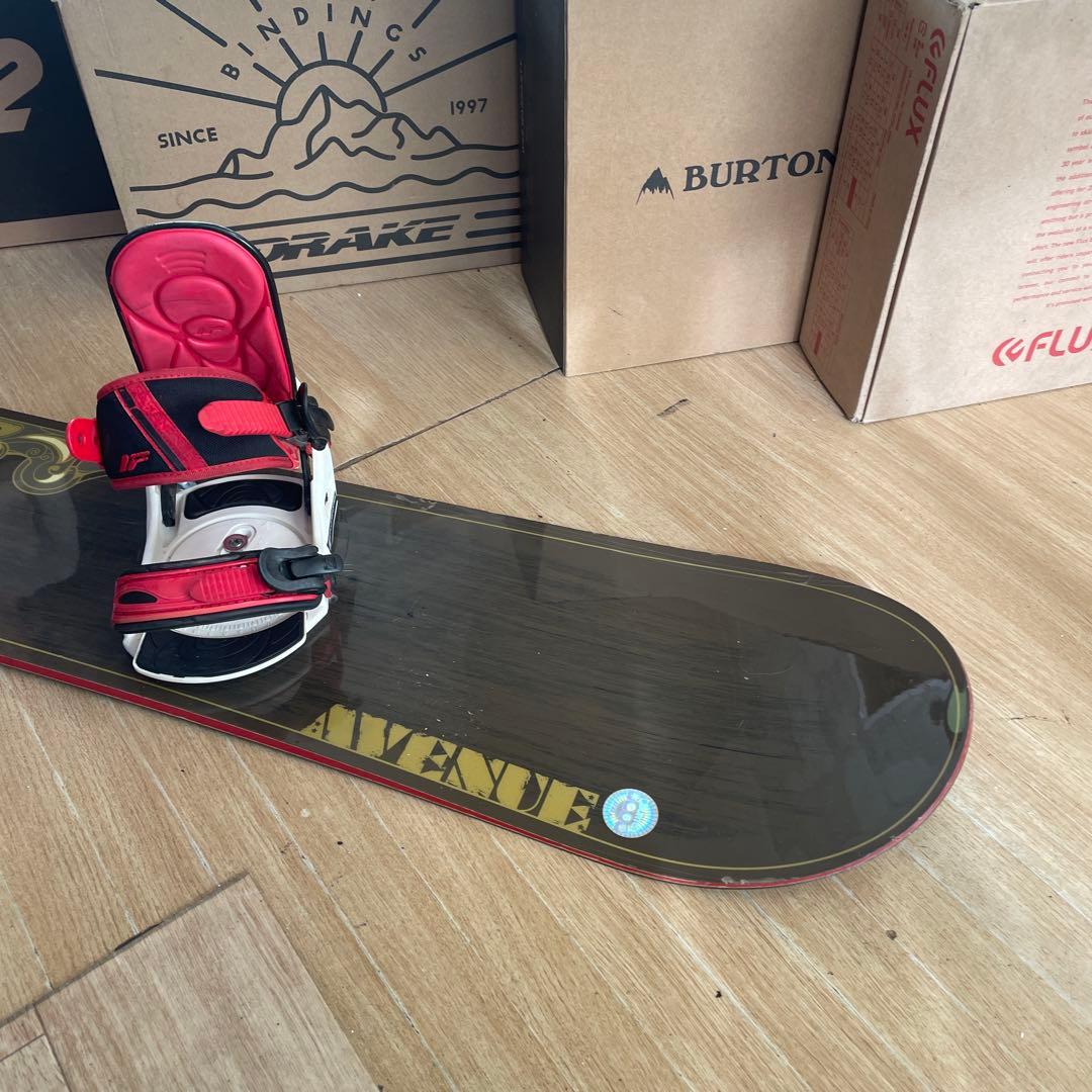 BURTON×FLUX　バートン　バインディング付　フラックススノーボードセット