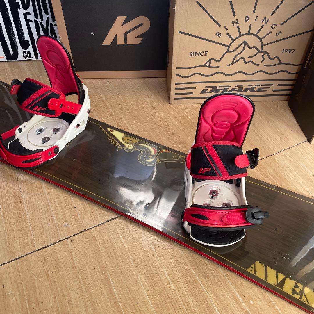 BURTON×FLUX　バートン　バインディング付　フラックススノーボードセット