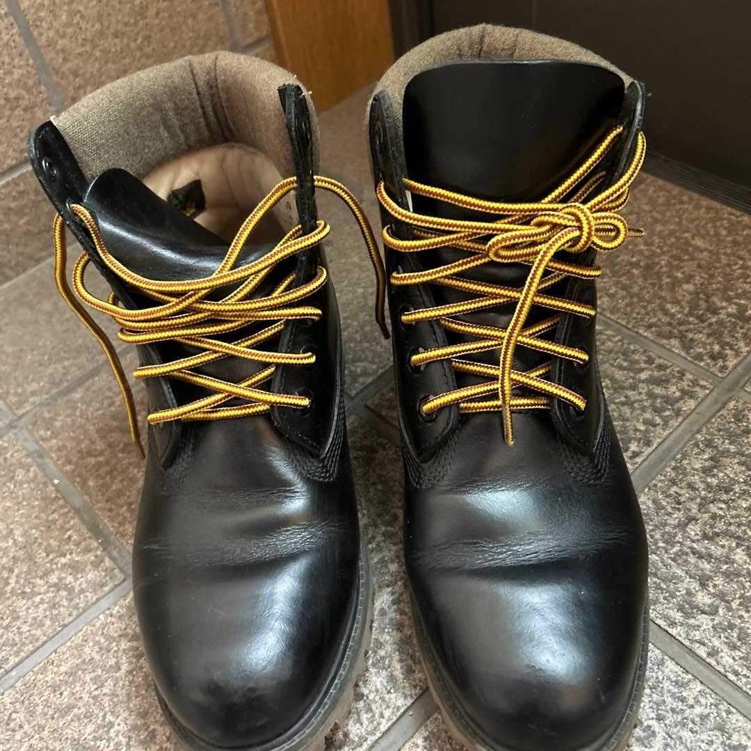 ティンバーランド　レザーブーツ ブラック