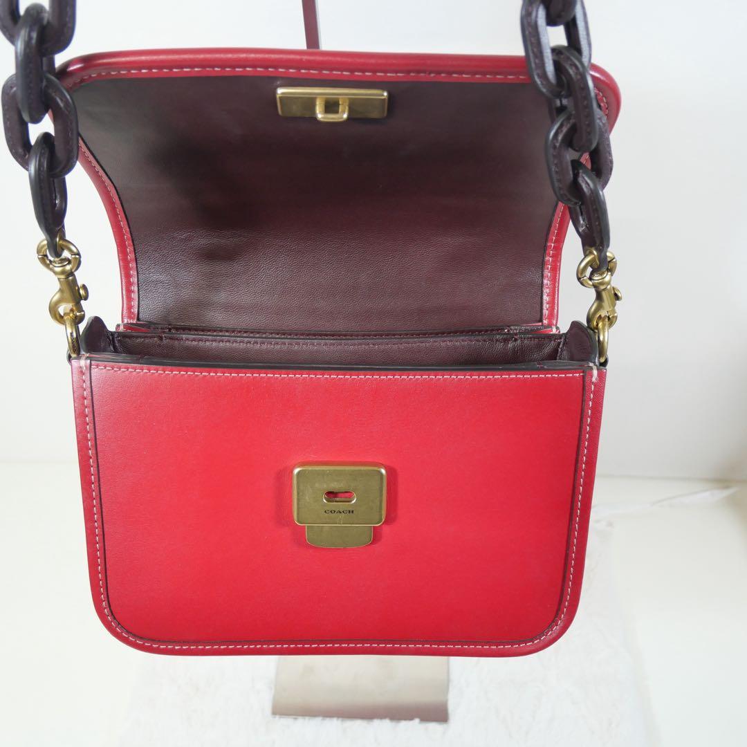 美品 COACH 3way ショルダーバッグ ローグ チェーン