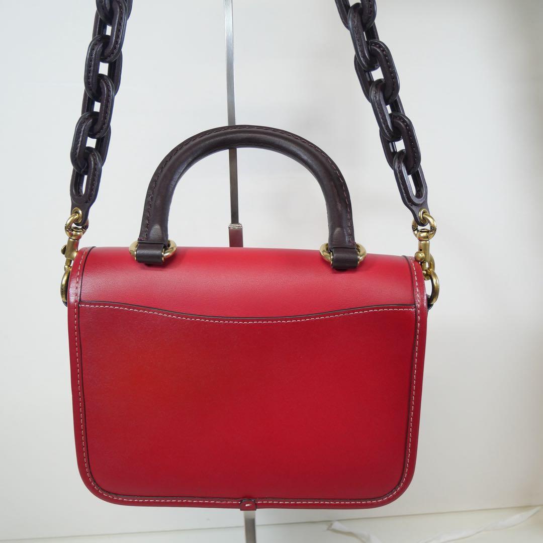 美品 COACH 3way ショルダーバッグ ローグ チェーン