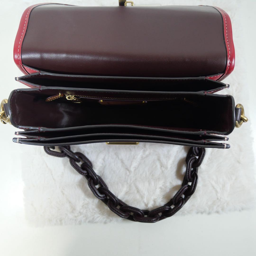 美品 COACH 3way ショルダーバッグ ローグ チェーン