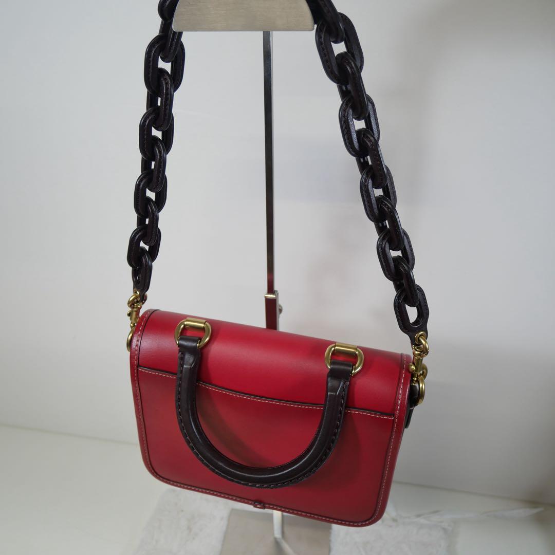 美品 COACH 3way ショルダーバッグ ローグ チェーン