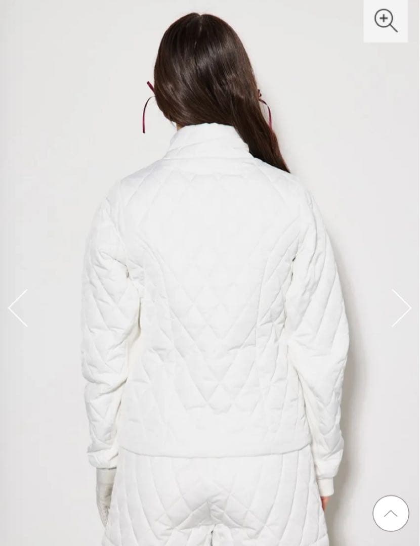 【RIENDA GOLF】キルティングパネルラインブルゾン