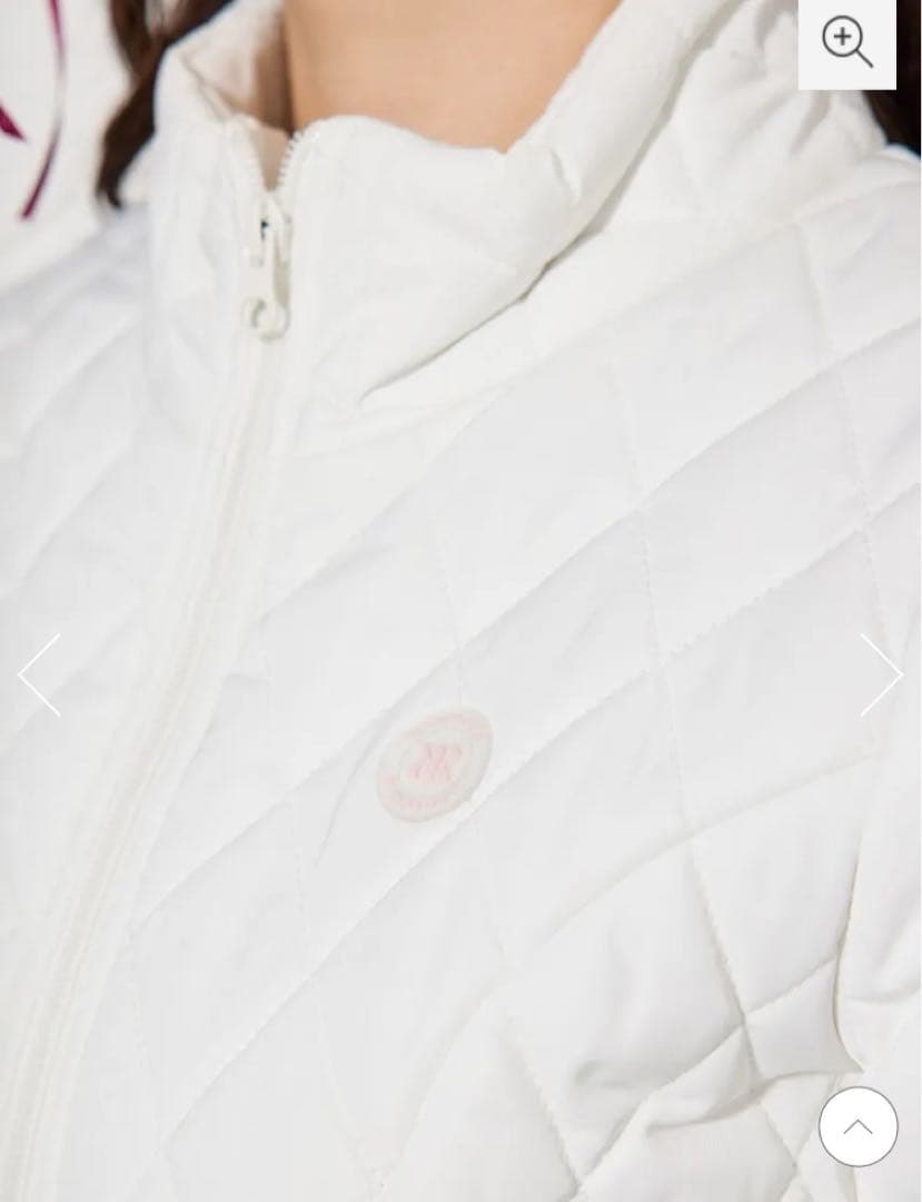 【RIENDA GOLF】キルティングパネルラインブルゾン