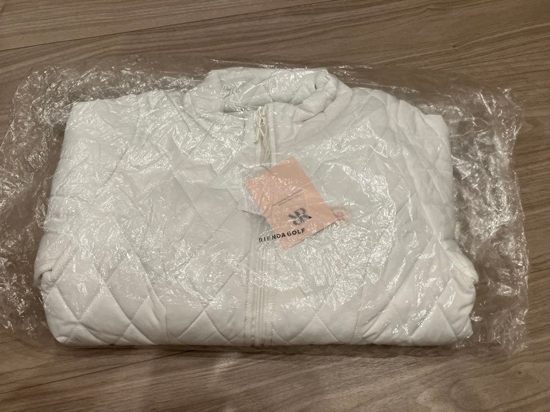 【RIENDA GOLF】キルティングパネルラインブルゾン