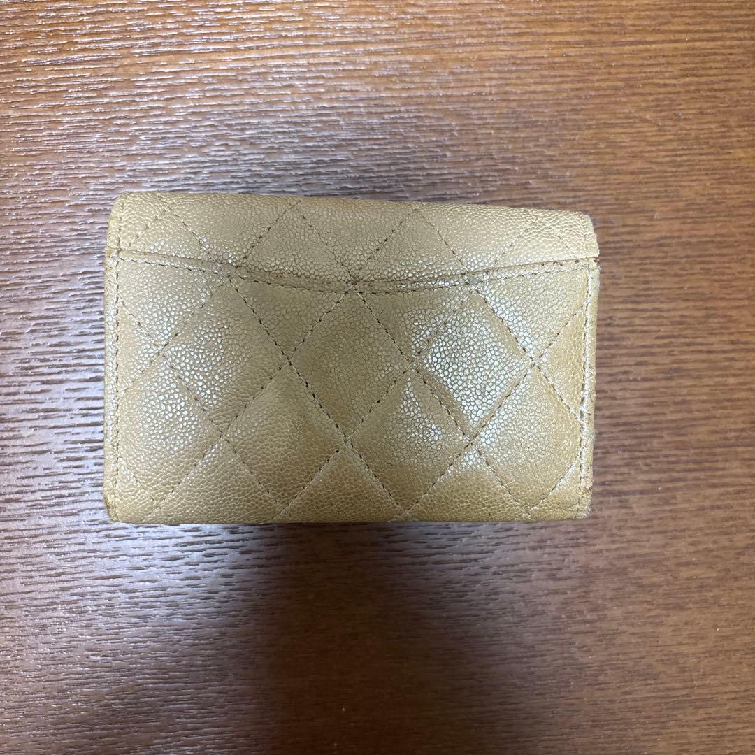 CHANEL シャネル マトラッセ キャビアスキン　キーケース