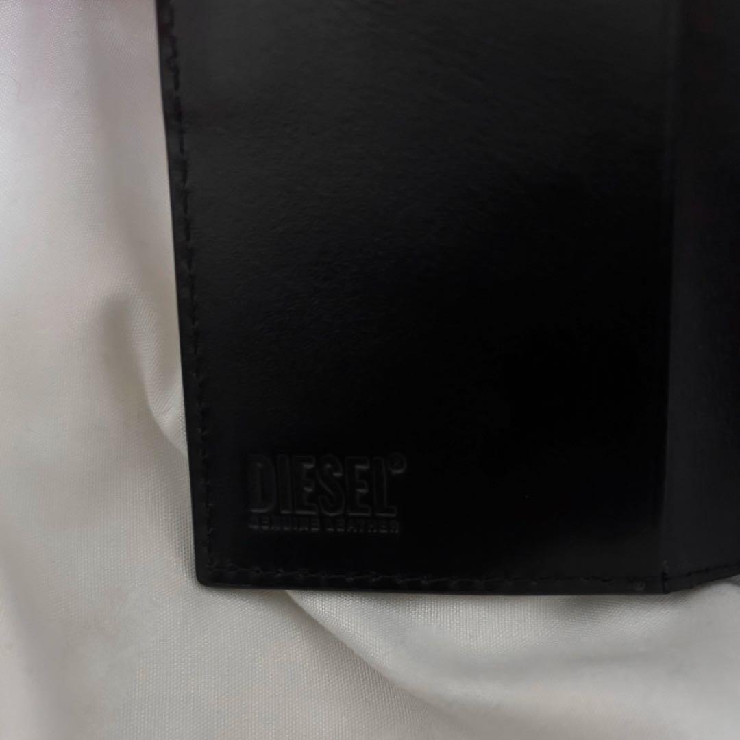 DIESEL メンズ 三つ折財布 ブラック（ほぼ未使用）