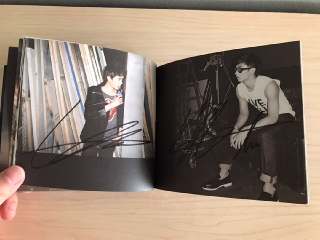 メンバーサイン入り！SUPER JUNIOR the 4th ALBUM