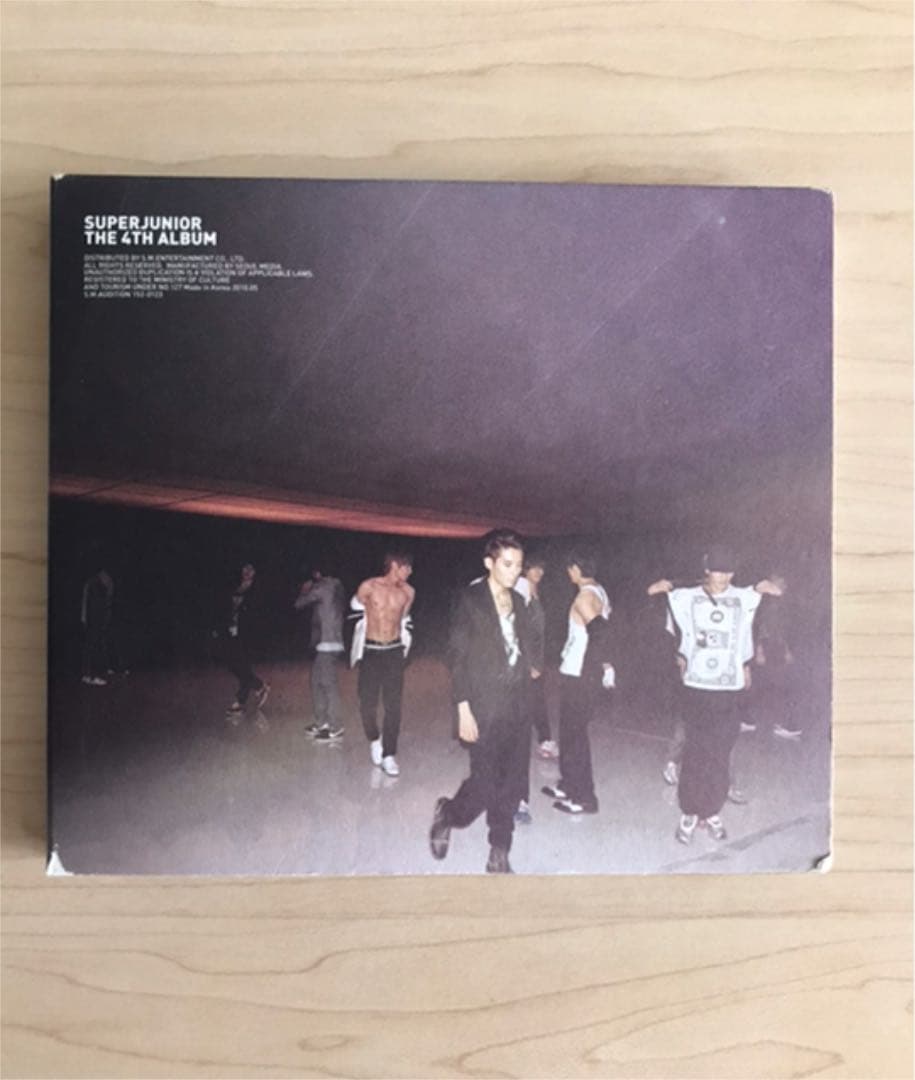 メンバーサイン入り！SUPER JUNIOR the 4th ALBUM