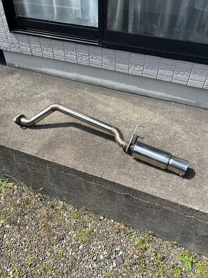 メーカー不明　EKシビックフェリオ用ステンレスマフラー　インテグラDB