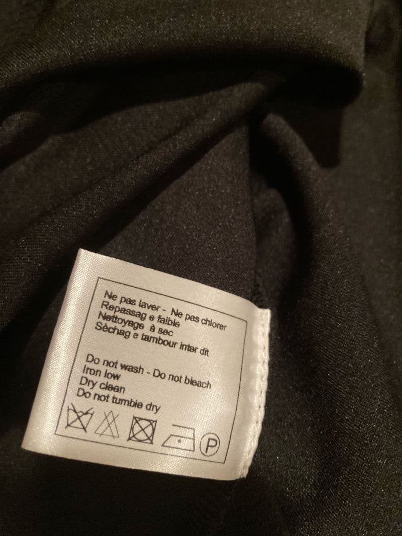 CHANELuniformブラックレース装飾 半袖トップス　シャネルユニフォーム