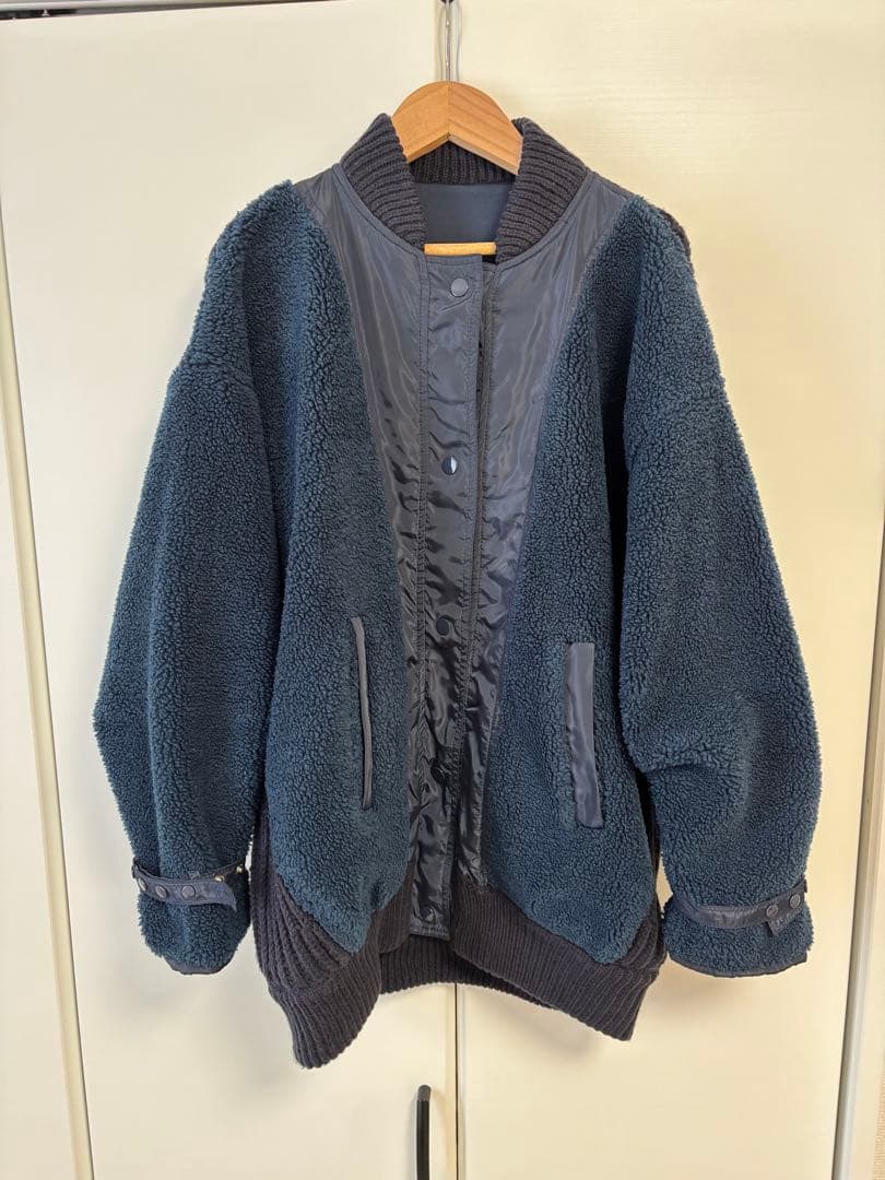 【美品】Ameri KNIT BOA BLOUSON