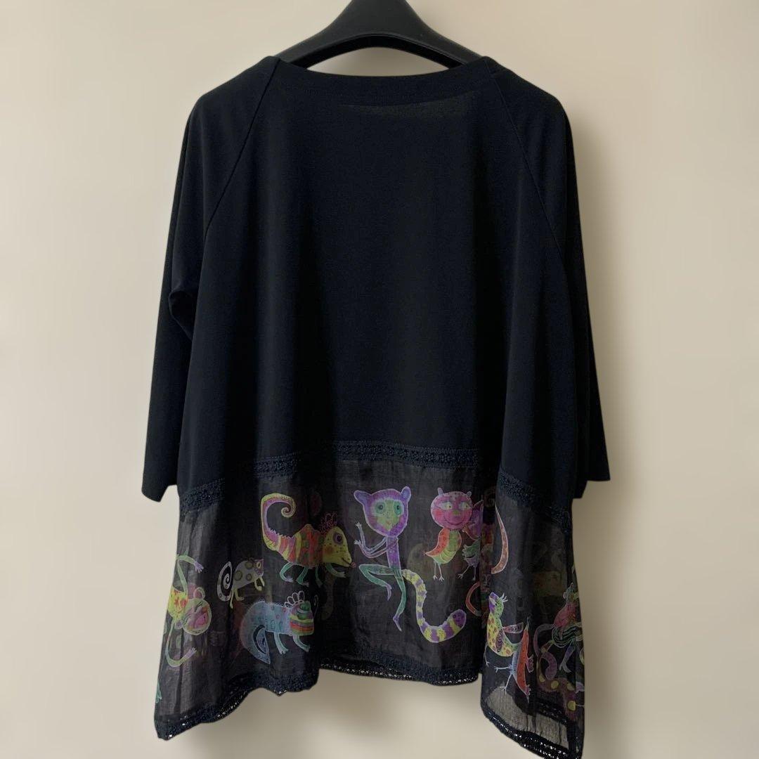 TOKUKO1erVOL裾プリント シンメトリーチュニック