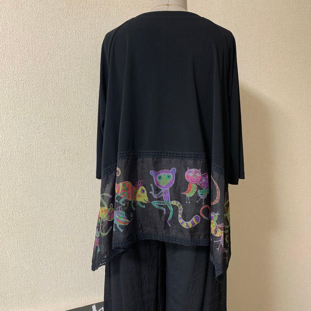 TOKUKO1erVOL裾プリント シンメトリーチュニック