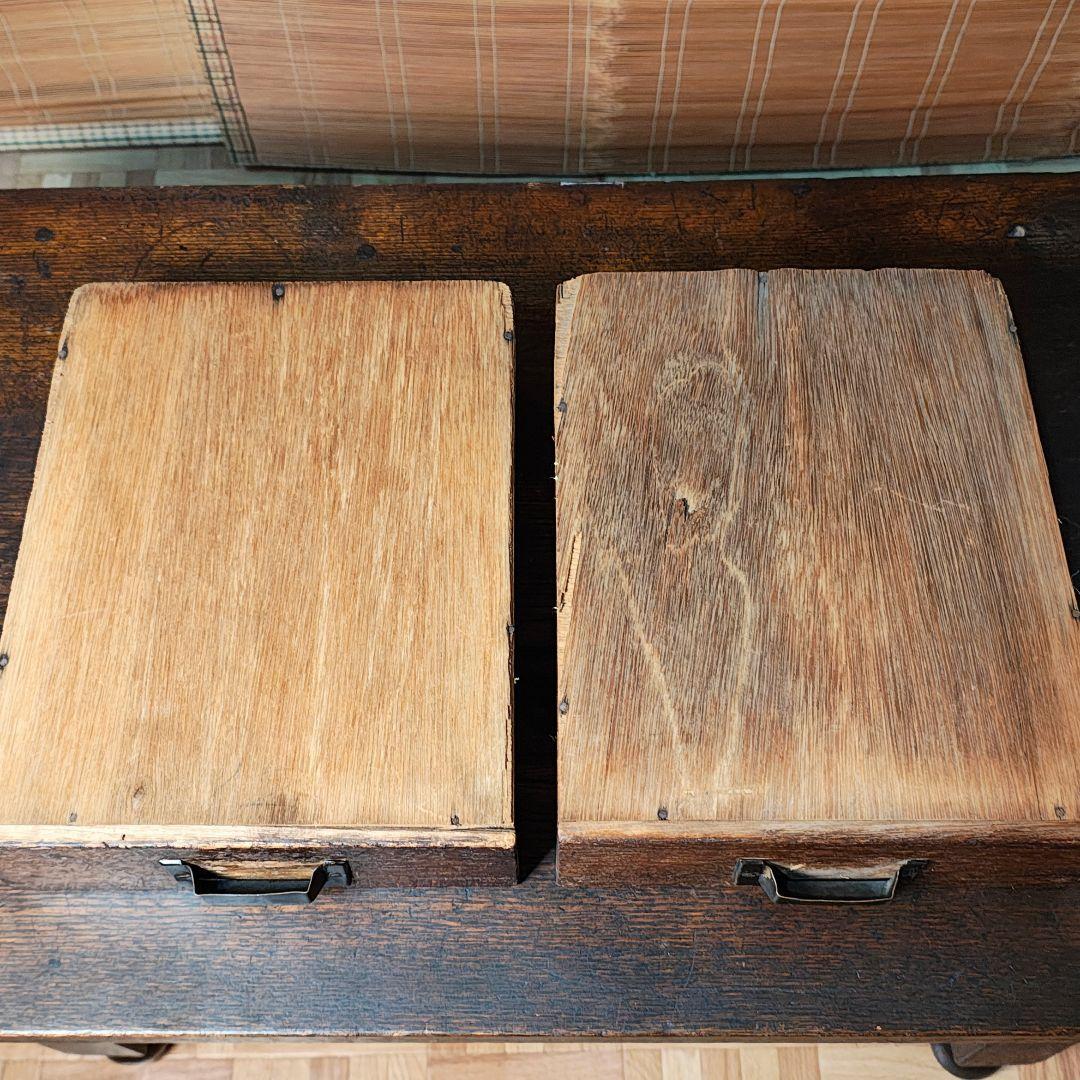 文机　昭和レトロ　小引き出し2杯　ちゃぶ台