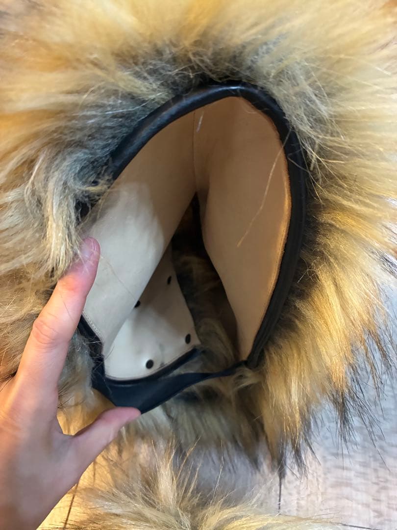 fufufufufu さま★fumika uchida ファーブーツカバー