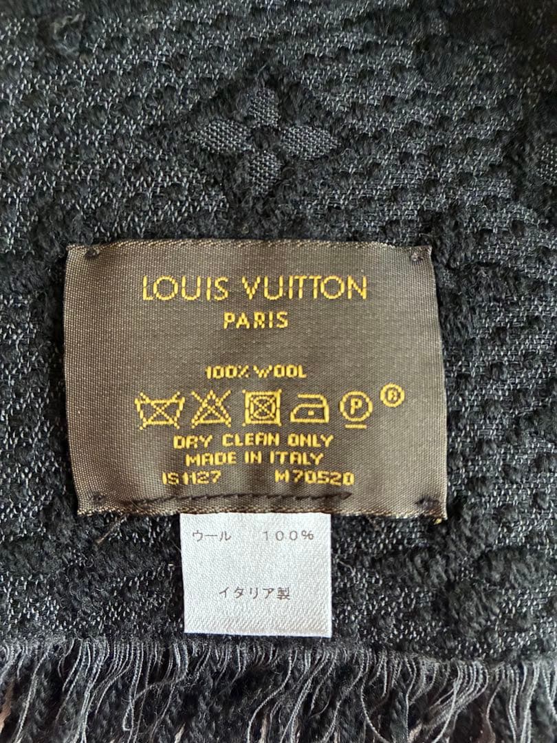 ルイヴィトン　エシャルプ・モノグラム クラシック M70520 ウールマフラー