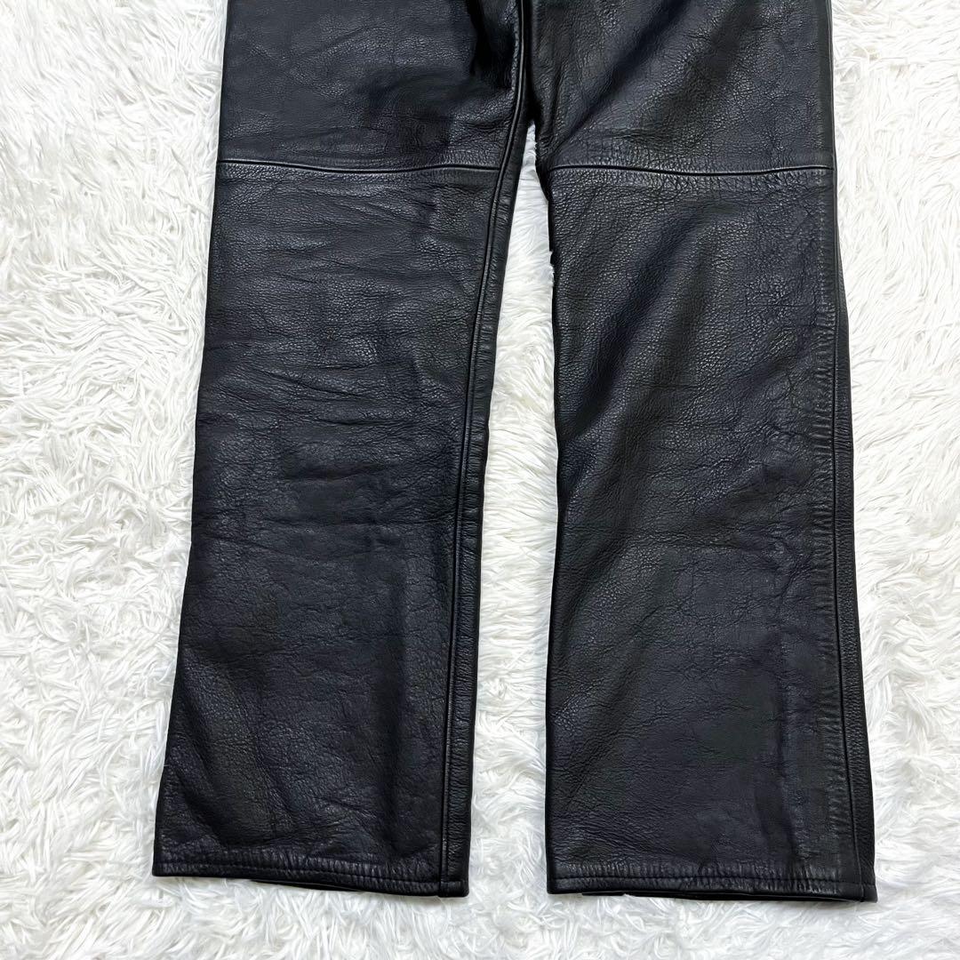 売約済 超希少4L クシタニ レザーパンツ ライディングパンツ 牛革 バイカー
