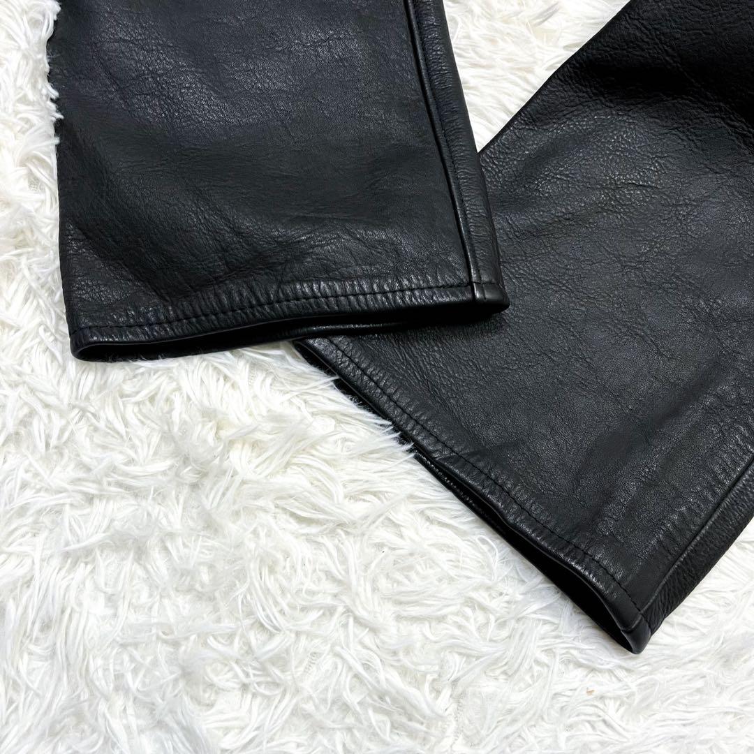 売約済 超希少4L クシタニ レザーパンツ ライディングパンツ 牛革 バイカー