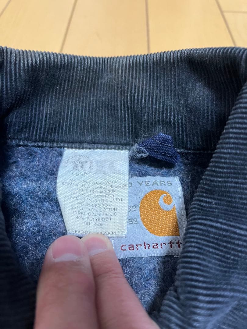 カーハート100周年デトロイトジャケットM紺ヴィンテージ古着usa製stussy