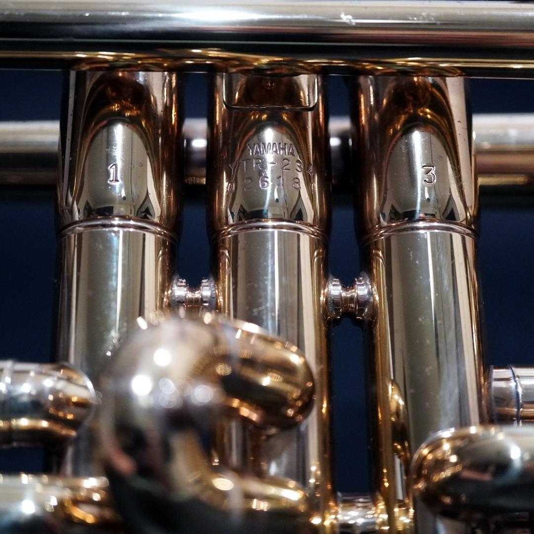 【美品】YAMAHAトランペット YTR234／マウスピース／ハードケース