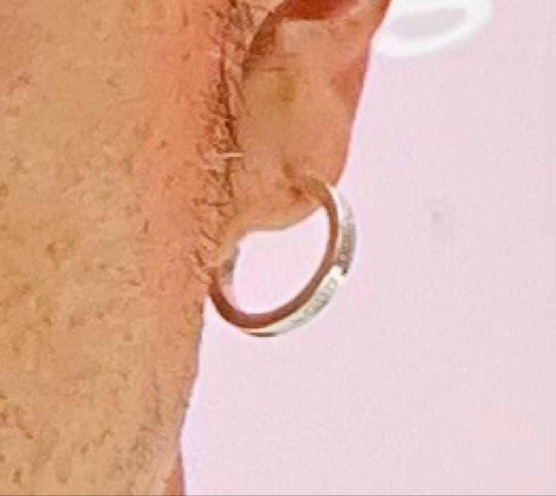 1837TM フープピアス small 片耳