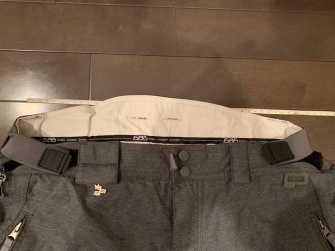 686 SIX EIGHT SIX スノーボード　ウェア　パンツ　グレー　灰色