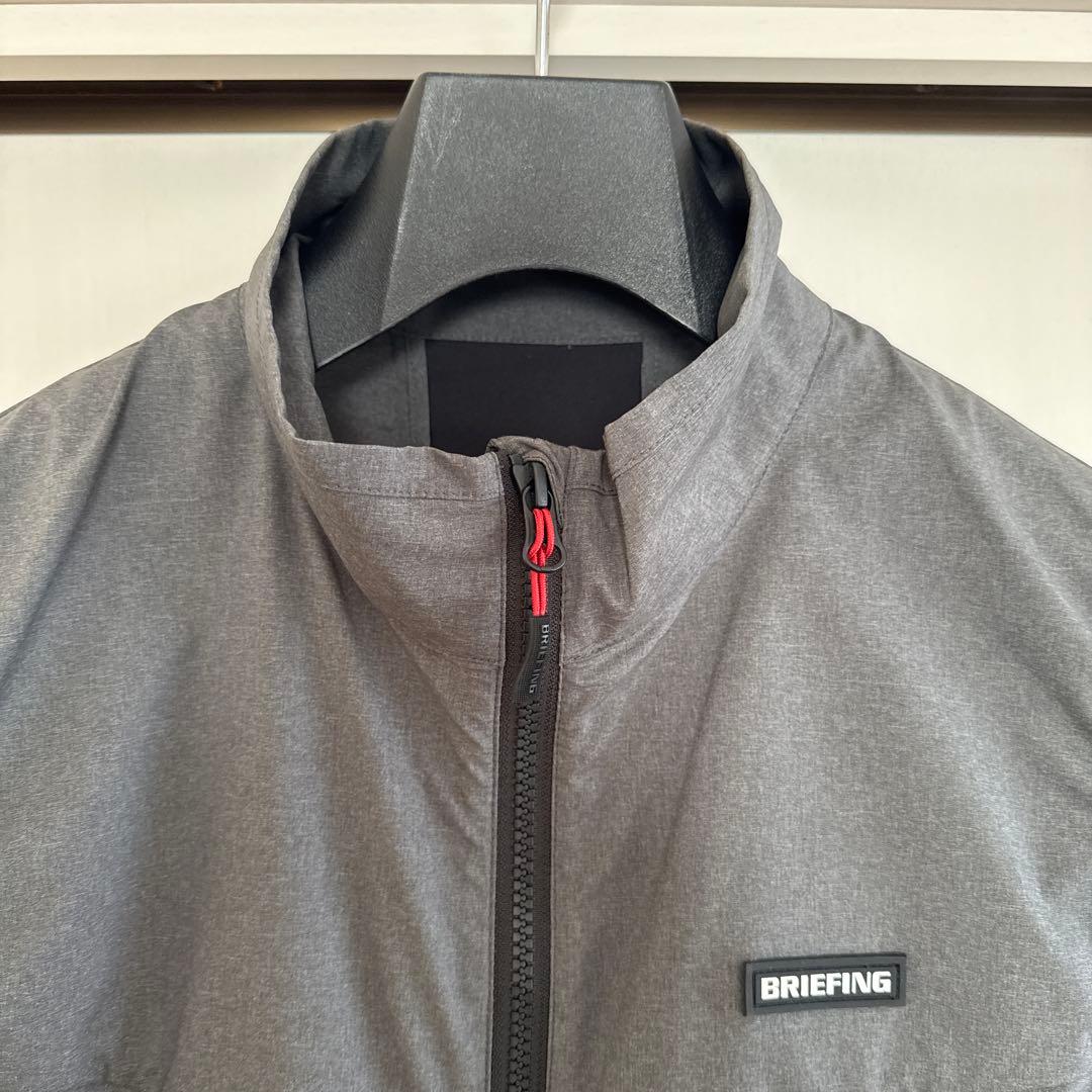 【値下げ】BRIEFING グレー ベスト フルジップ サイズM
