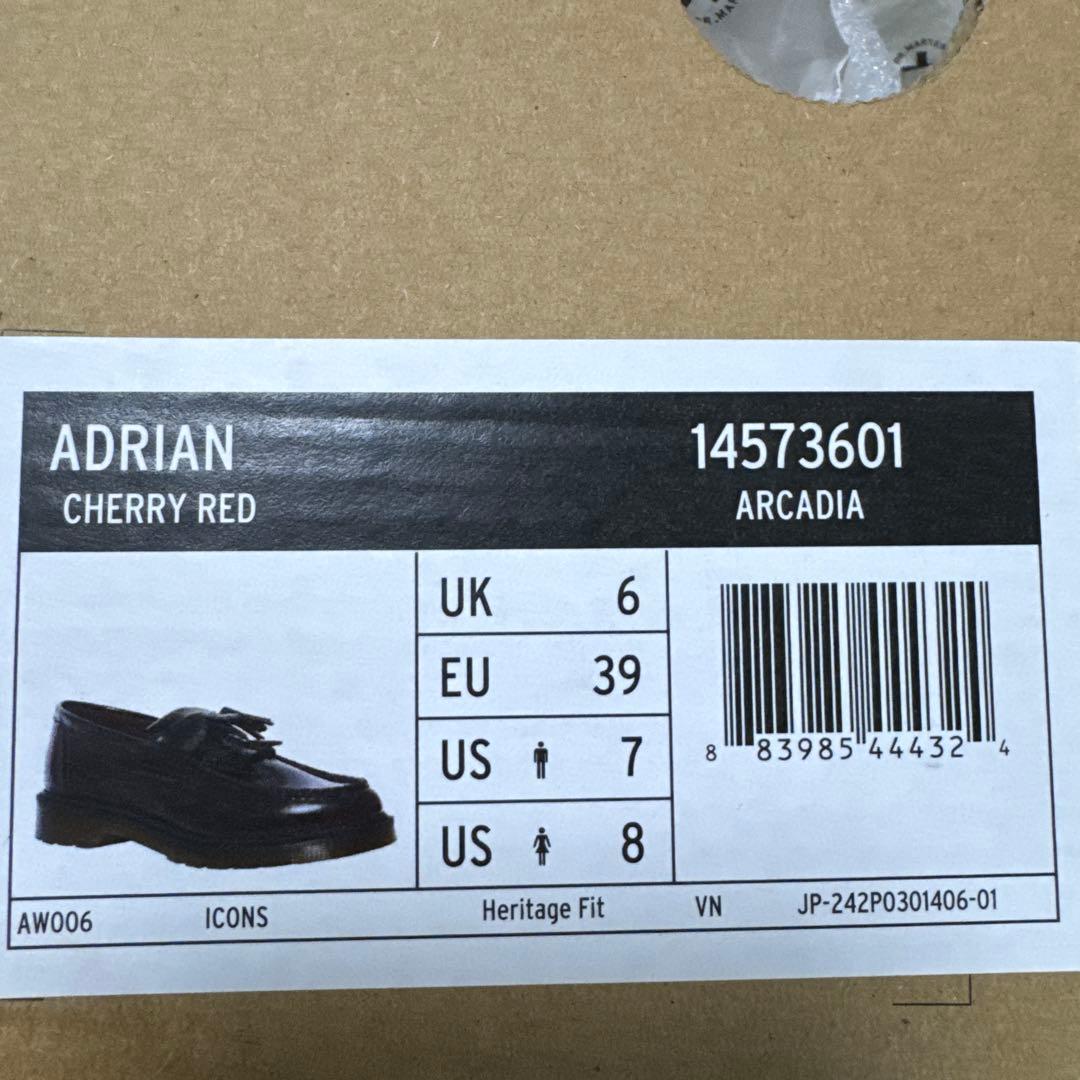 Dr.Martens ADRIAN タッセルローファー　サイズUK6