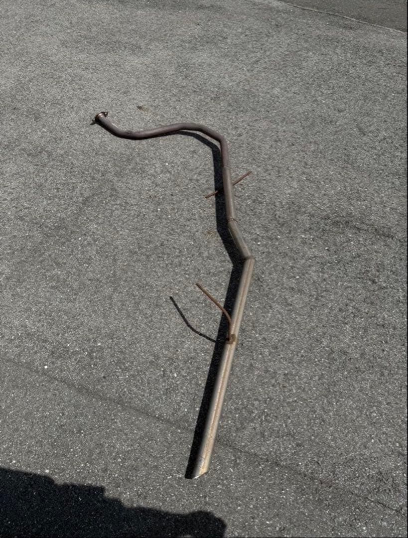 最終値下げ 50プリウス リアストレート　ワンオフマフラー