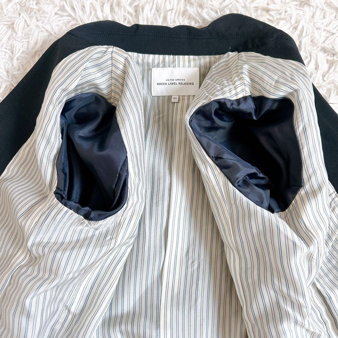 美品⁂グリーンレーベルリラクシング⁂キッズフォーマル　セットアップ　125 金釦