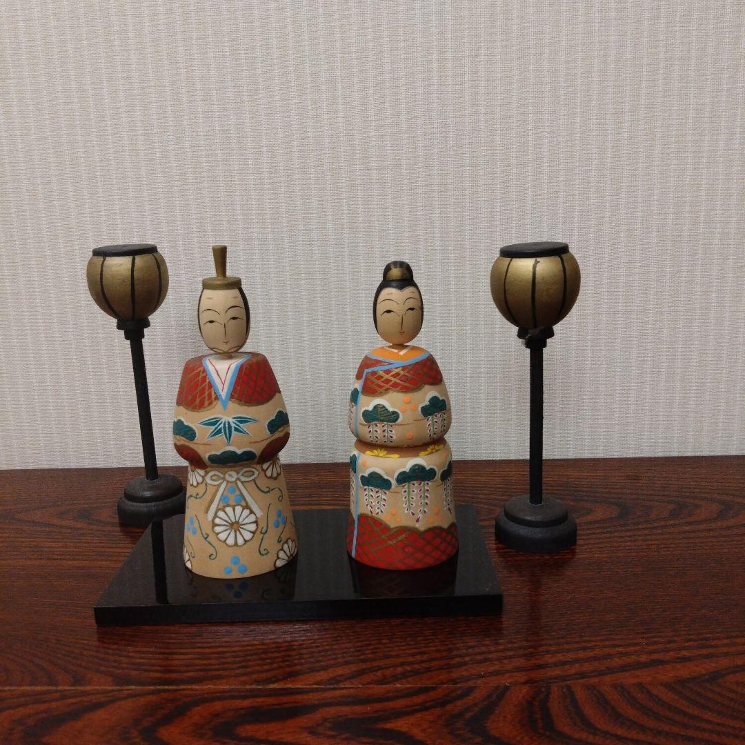 こけしの雛人形