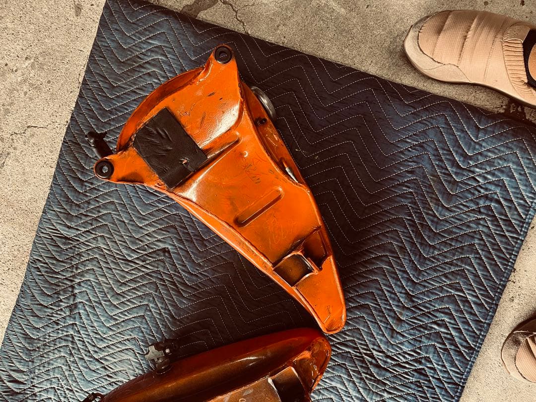 今月限定値下げ激レアHarley Davidson エボ　ソフテイル分割タンク