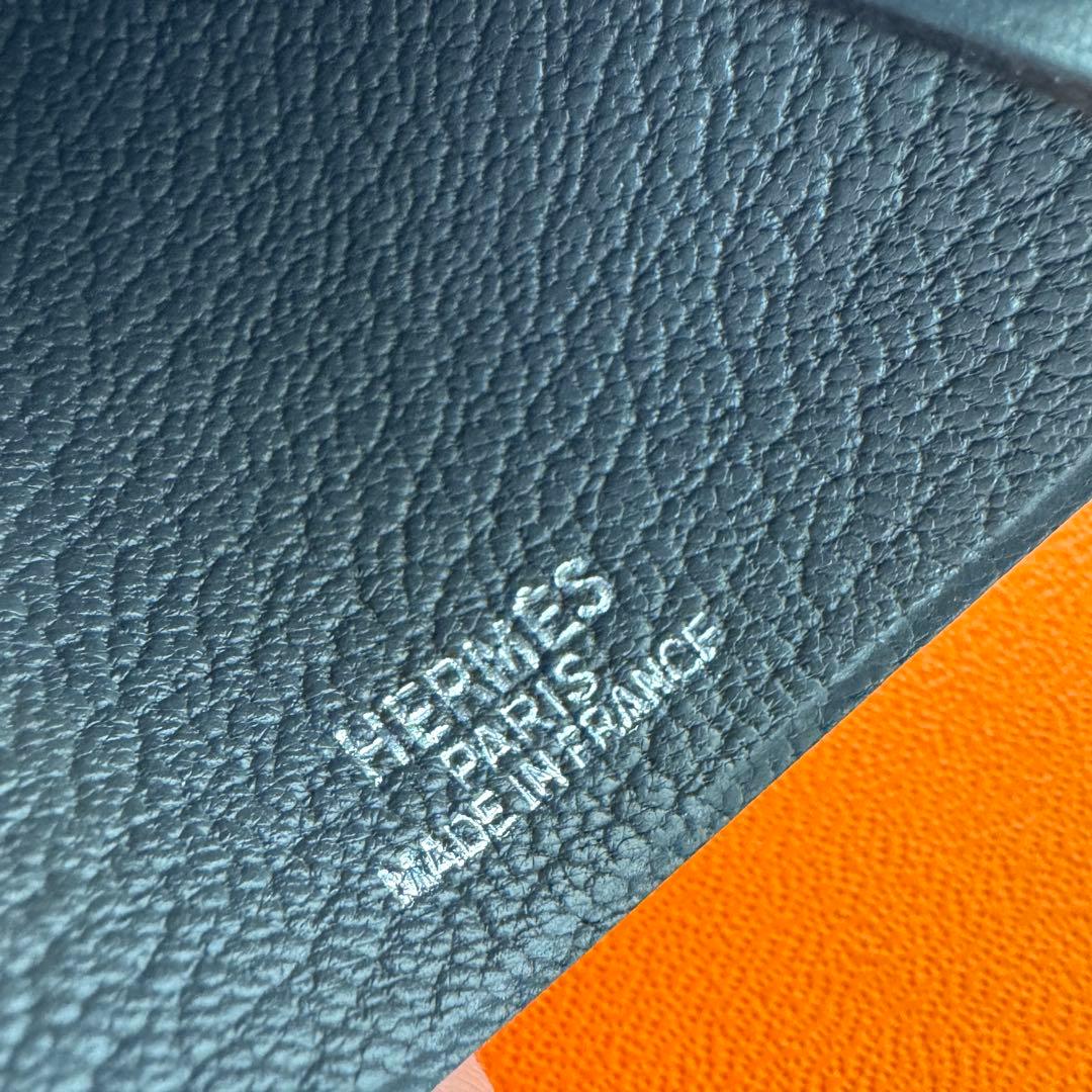 美品★HERMES クロシェット ネックレス グレー D刻印