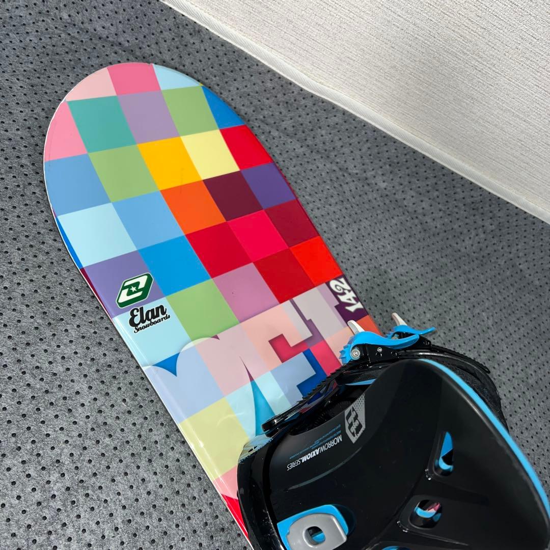 数回使用 142cm ELAN PRISM×MORROW AXIOM Mサイズ