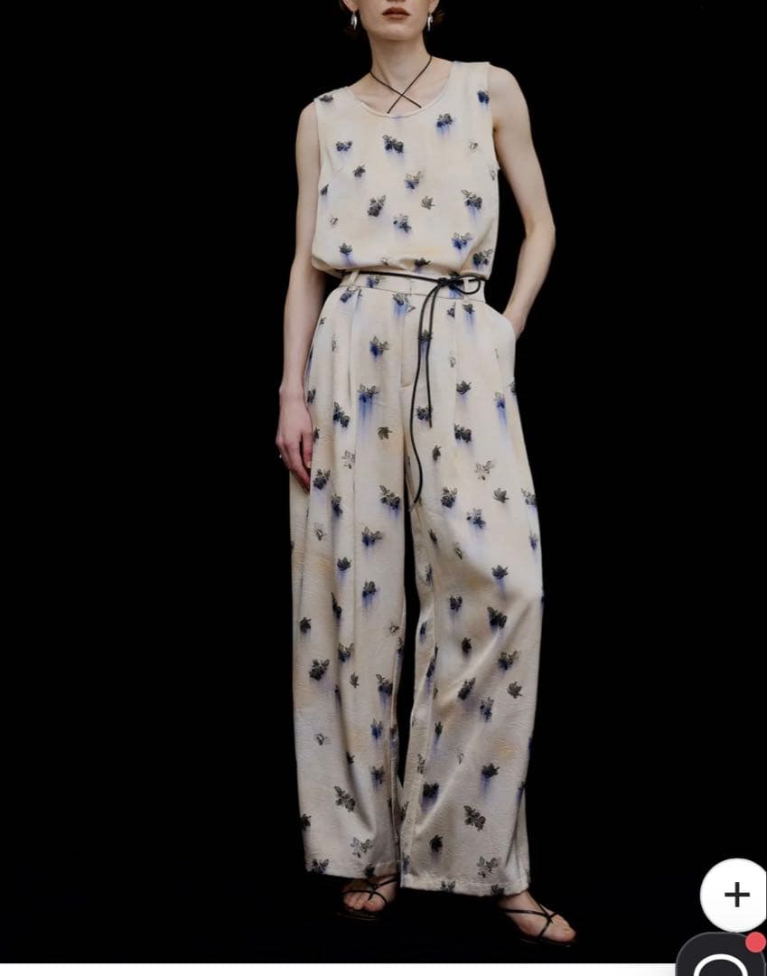 (*)様 CLARA SATIN TANK TOP アメリ