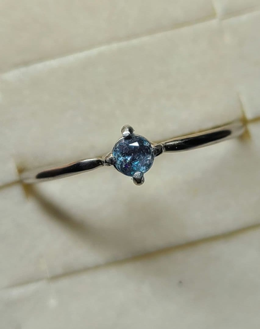 りりレインボーインクルージョン入り★ブラジルアレキサンドライト★オーダー